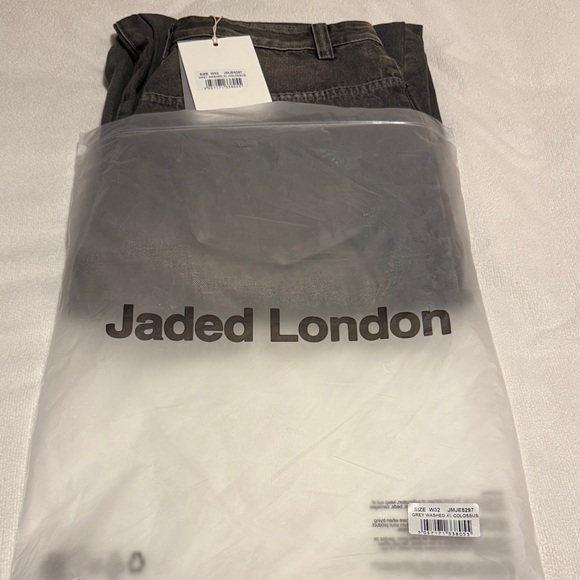 NWT Jaded London Grey Washed XL Colossus Jeans - Picture 6 of 6
